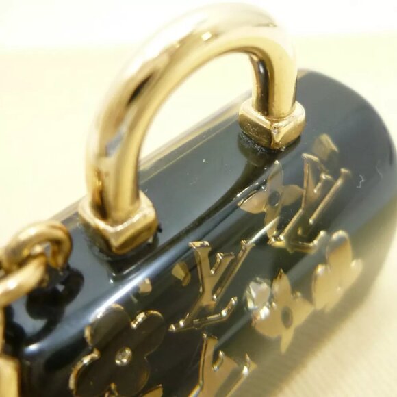 Auth LOUIS VUITTON Porte Cles Speedy Inclusion Key Ring Charm - Picture 6 of 10